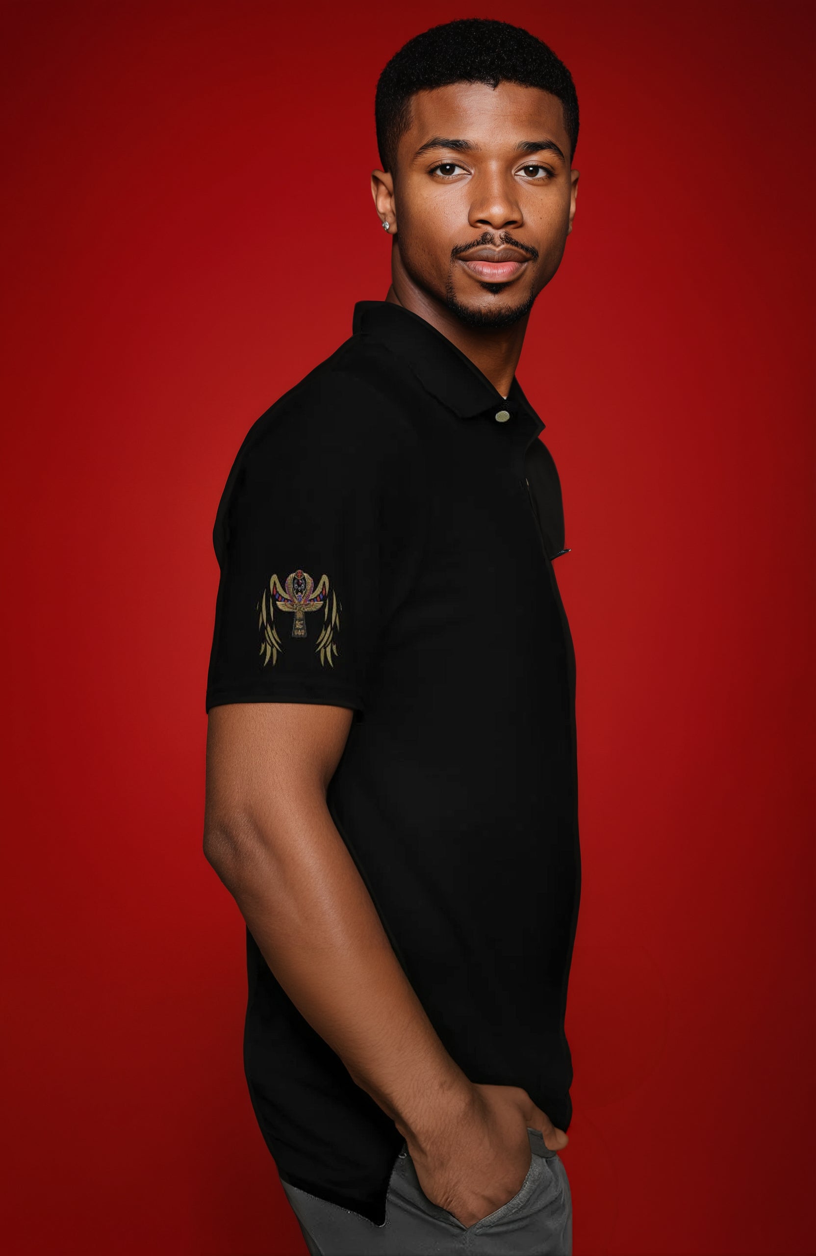 gildan cotton polo