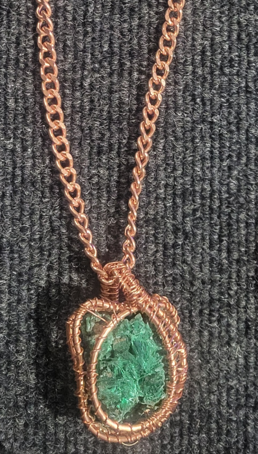 Malachite Copper Chain