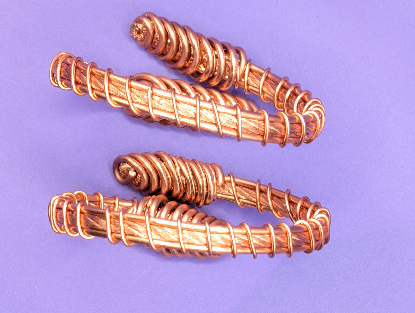 Copper wrap bracelet